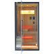 Hybridsauna BLAK 1 Platz Infrarot 700W + Ofen 3000W SNÖ