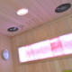 Hybridsauna BLAK 1 Platz Infrarot 700W + Ofen 3000W SNÖ