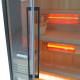 Hybridsauna BLAK 1 Platz Infrarot 700W + Ofen 3000W SNÖ