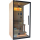 Hybridsauna BLAK 1 Platz Infrarot 700W + Ofen 3000W SNÖ