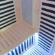 Infrarotsauna LOIS 2 Plätze aus Kiefer mit Carbonstrahlern 1900W - SNÖ