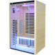 Infrarotsauna LOIS 2 Plätze aus Kiefer mit Carbonstrahlern 1900W - SNÖ