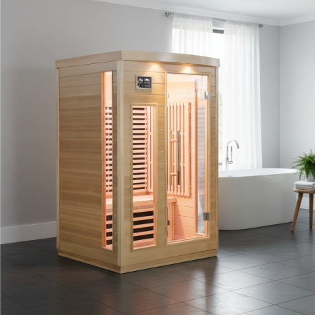 Infrarotsauna Carbonstrahler 2050W 2 Plätze - SNO